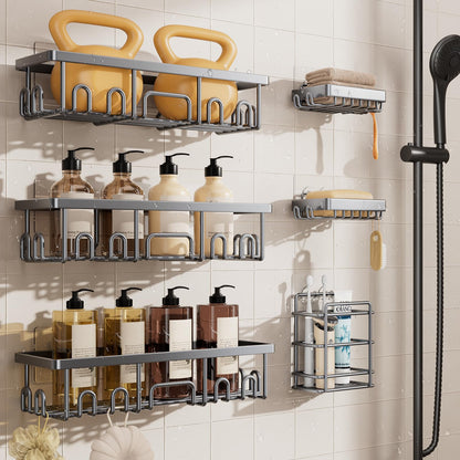 Stackable Shower Caddy Bathroom Organizer No Drill