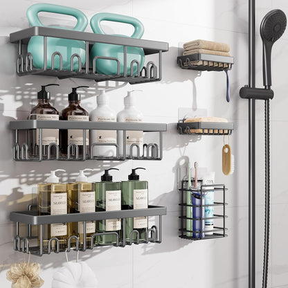 Stackable Shower Caddy Bathroom Organizer No Drill