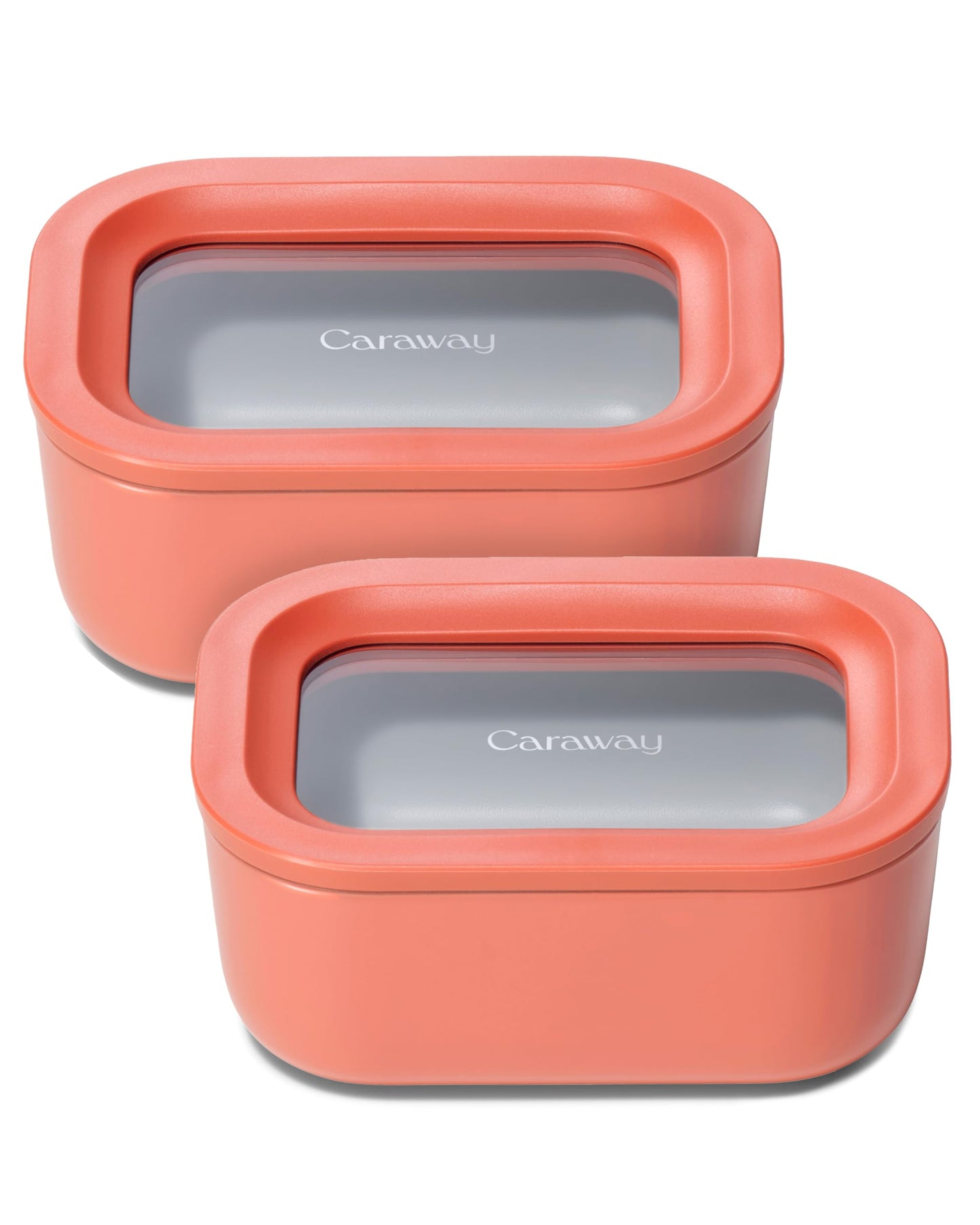 Glass Food Storage Set Ceramic Coated Lids Microwave Safe