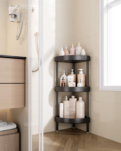Corner Shower Caddy Adjustable Rustproof Aluminum Organizer