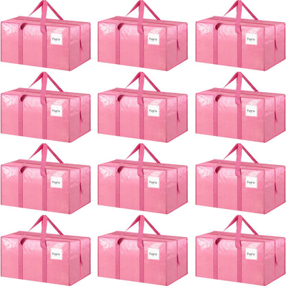 Heavy Duty Moving Storage Bags with Zipper Handles