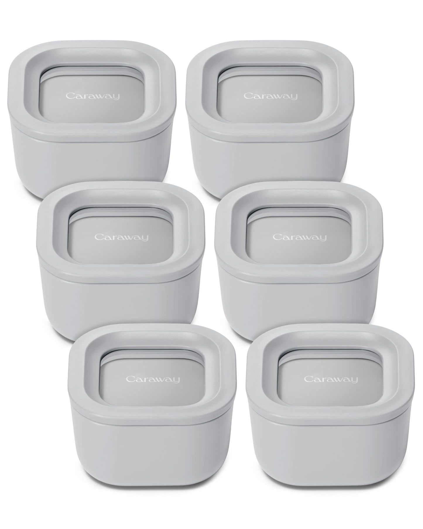 Glass Food Storage Set Ceramic Coated Lids Microwave Safe