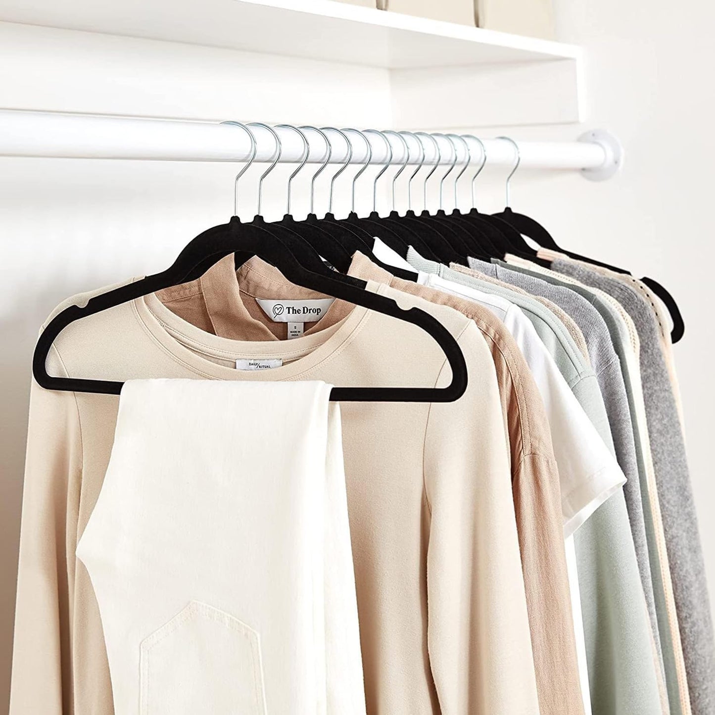 Slim Velvet Non Slip Suit Clothes Hangers
