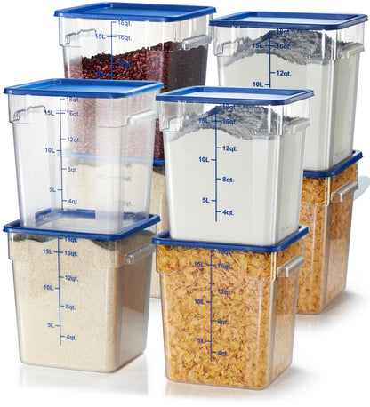 4-Pack Food Storage Containers with Lids