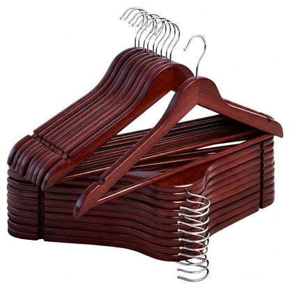 Wooden Coat Clothes Hangers Durable Closet Organizer