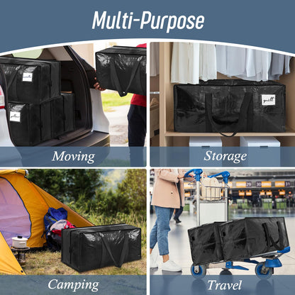 Heavy Duty Moving Storage Bags with Zipper Handles