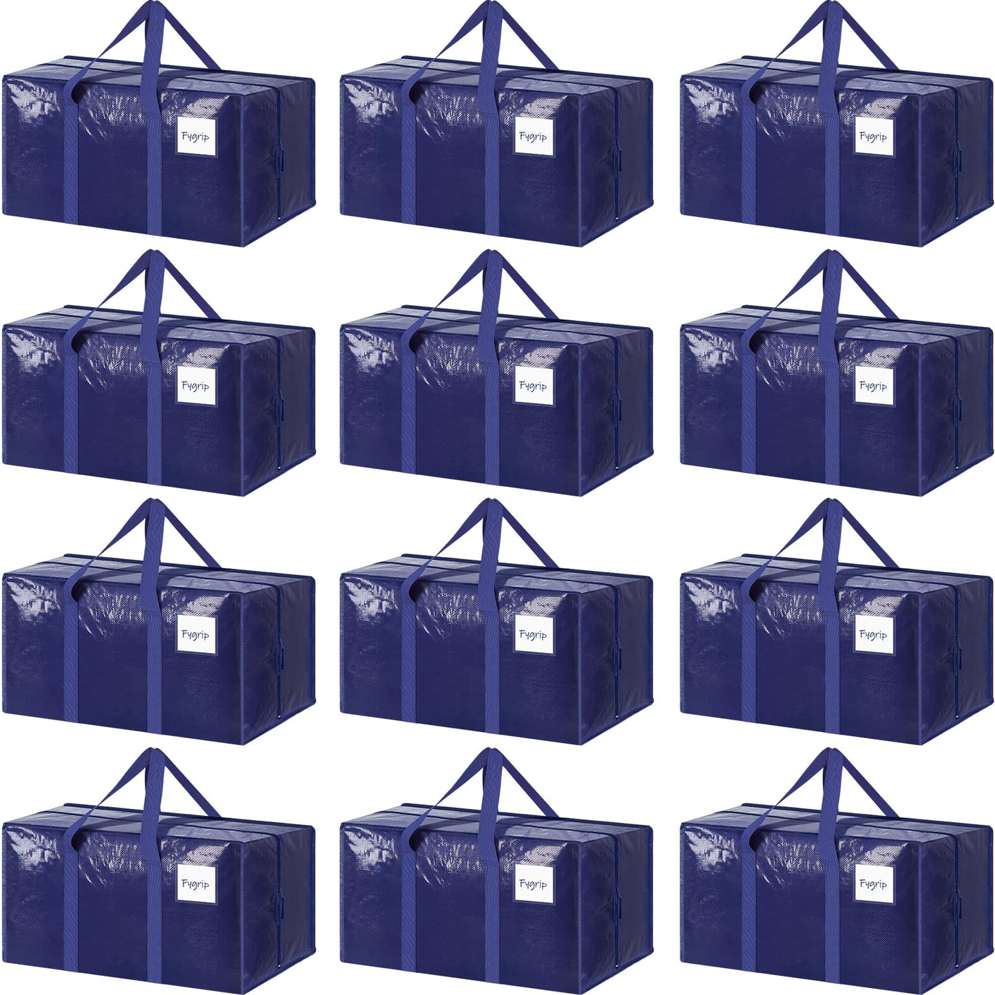 Heavy Duty Moving Storage Bags with Zipper Handles