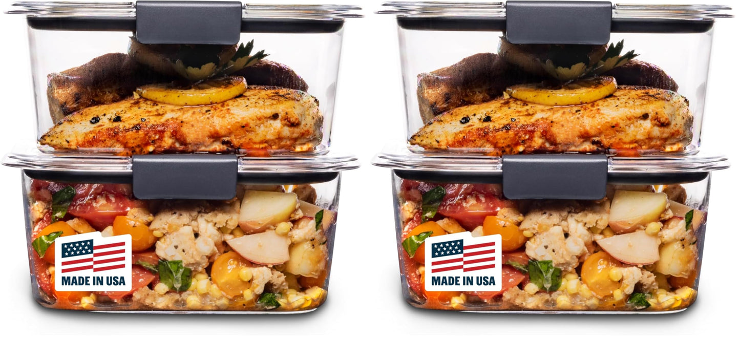 2-Compartment Meal Prep Food Storage Containers 2.85 Cup