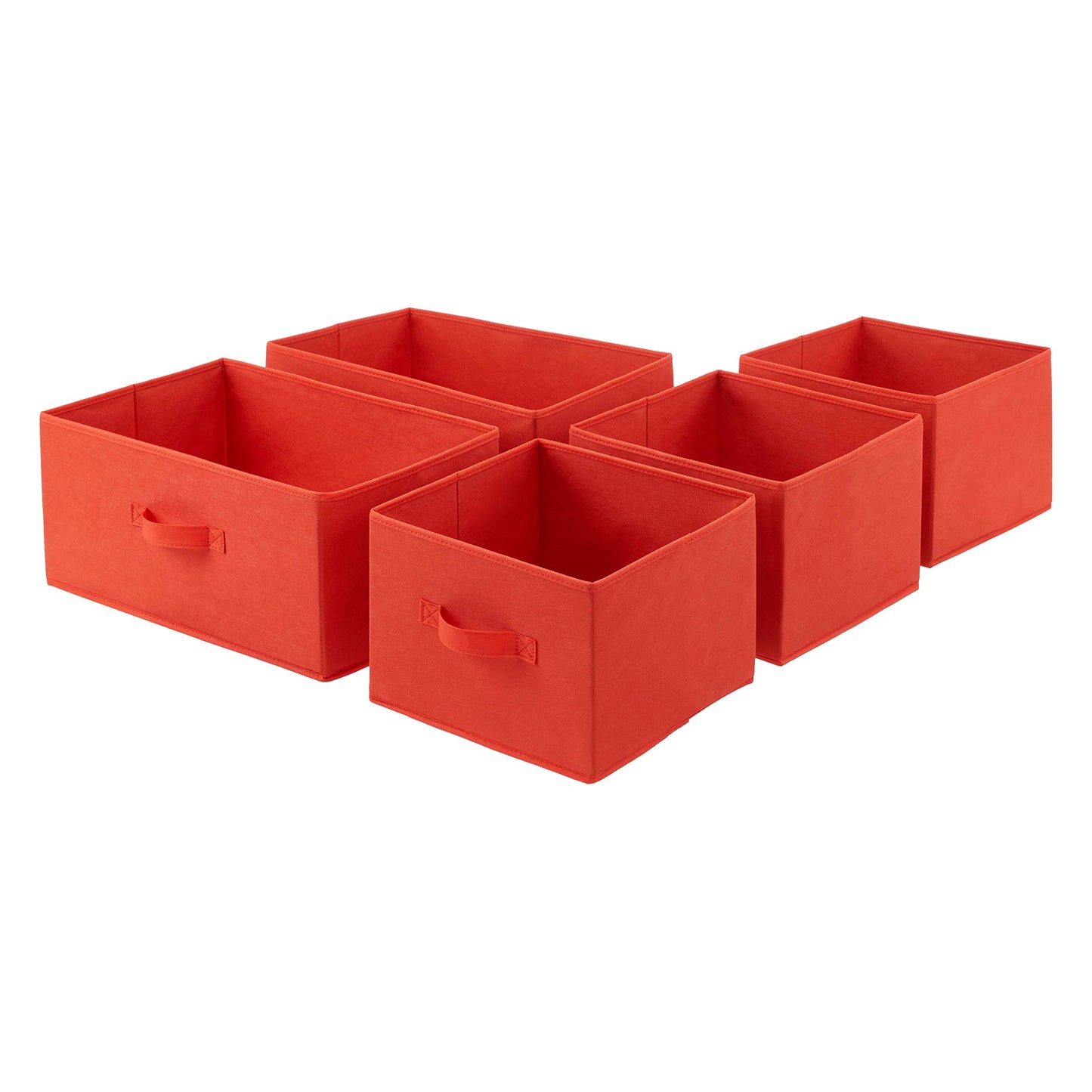 Extra Wide Fabric 5-Drawer Storage Organizer Unit