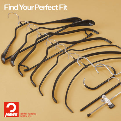 Non-Slip Space Saving Steel Clothes Hangers for Clothes