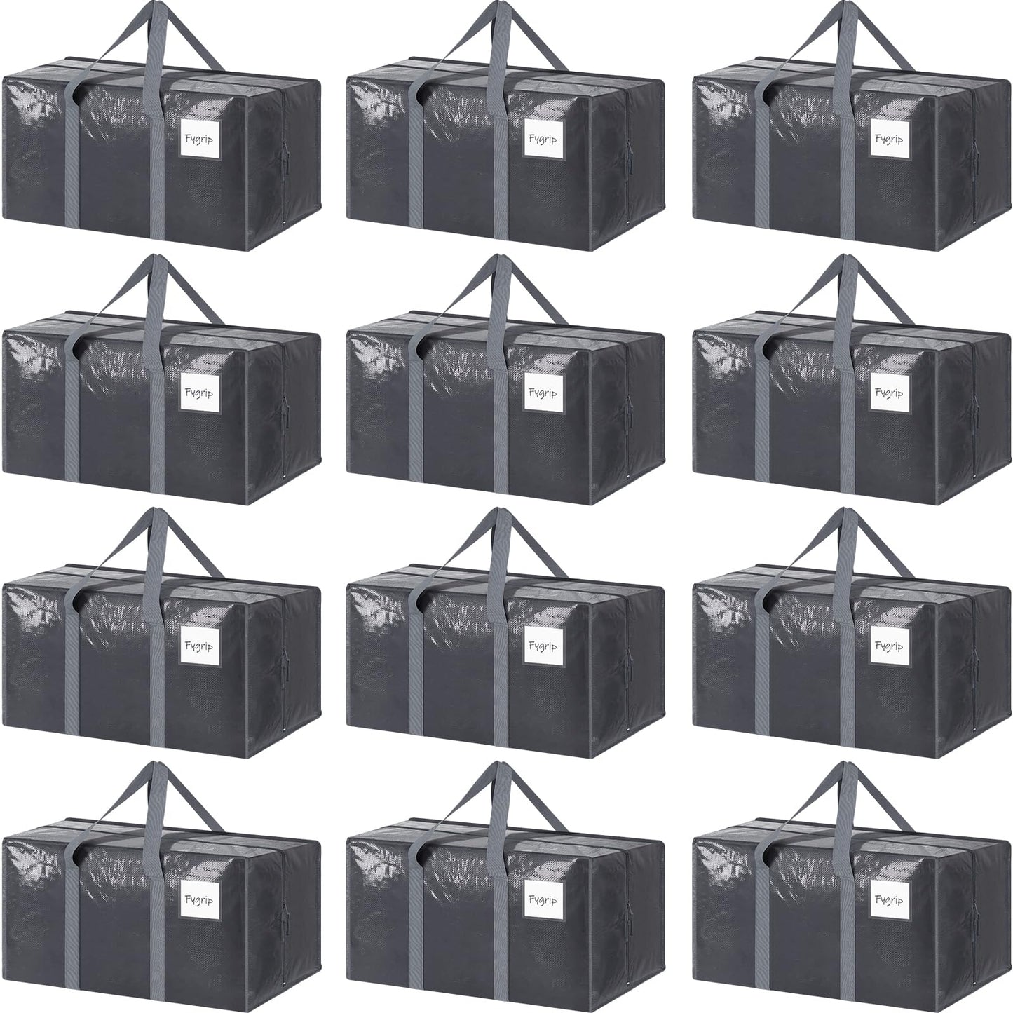 Heavy Duty Moving Storage Bags with Zipper Handles