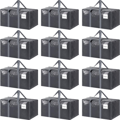 Heavy Duty Moving Storage Bags with Zipper Handles
