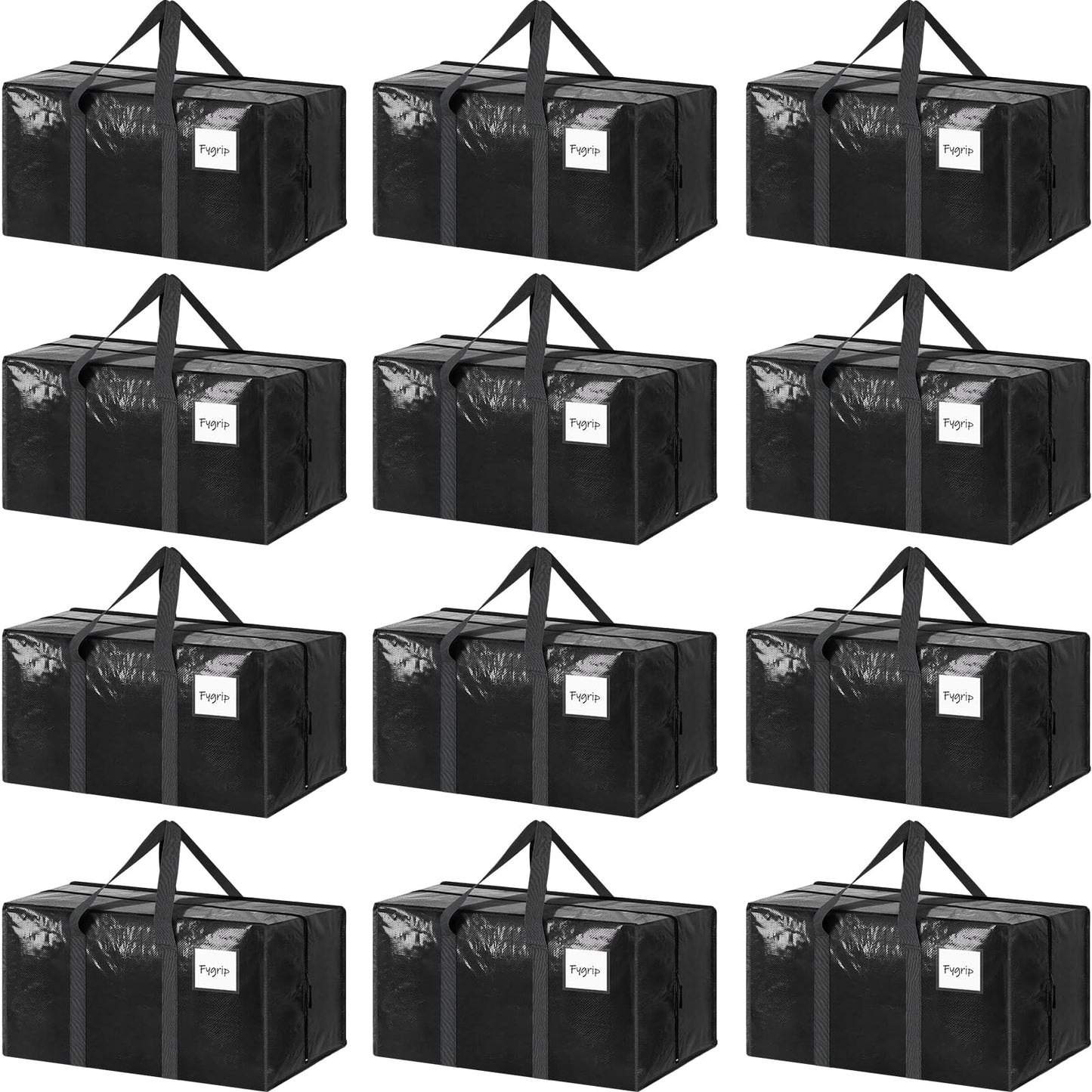 Heavy Duty Moving Storage Bags with Zipper Handles