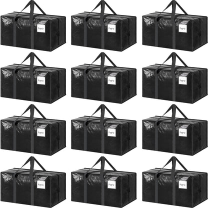 Heavy Duty Moving Storage Bags with Zipper Handles