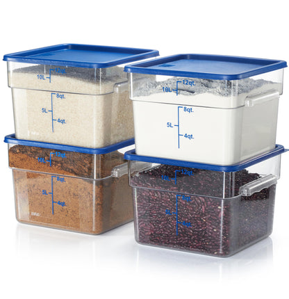 4-Pack Food Storage Containers with Lids