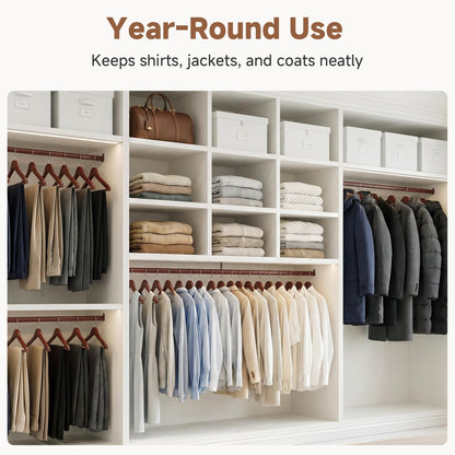Wooden Coat Clothes Hangers Durable Closet Organizer