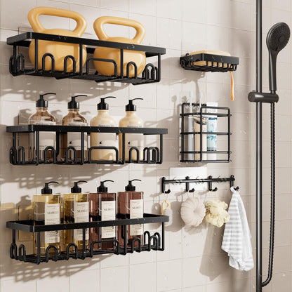 Stackable Shower Caddy Bathroom Organizer No Drill
