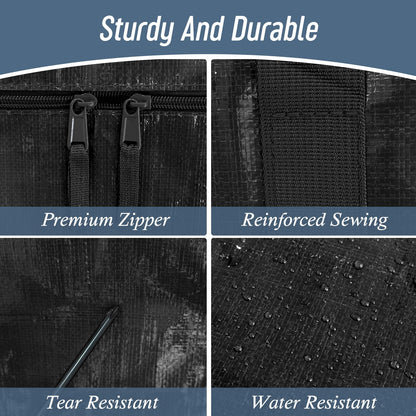 Heavy Duty Moving Storage Bags with Zipper Handles
