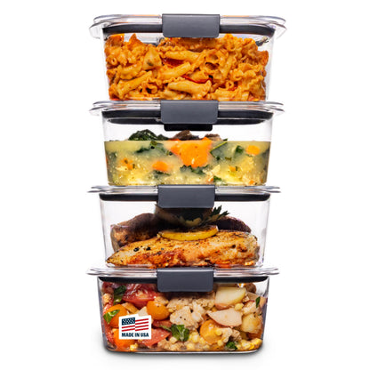 2-Compartment Meal Prep Food Storage Containers 2.85 Cup