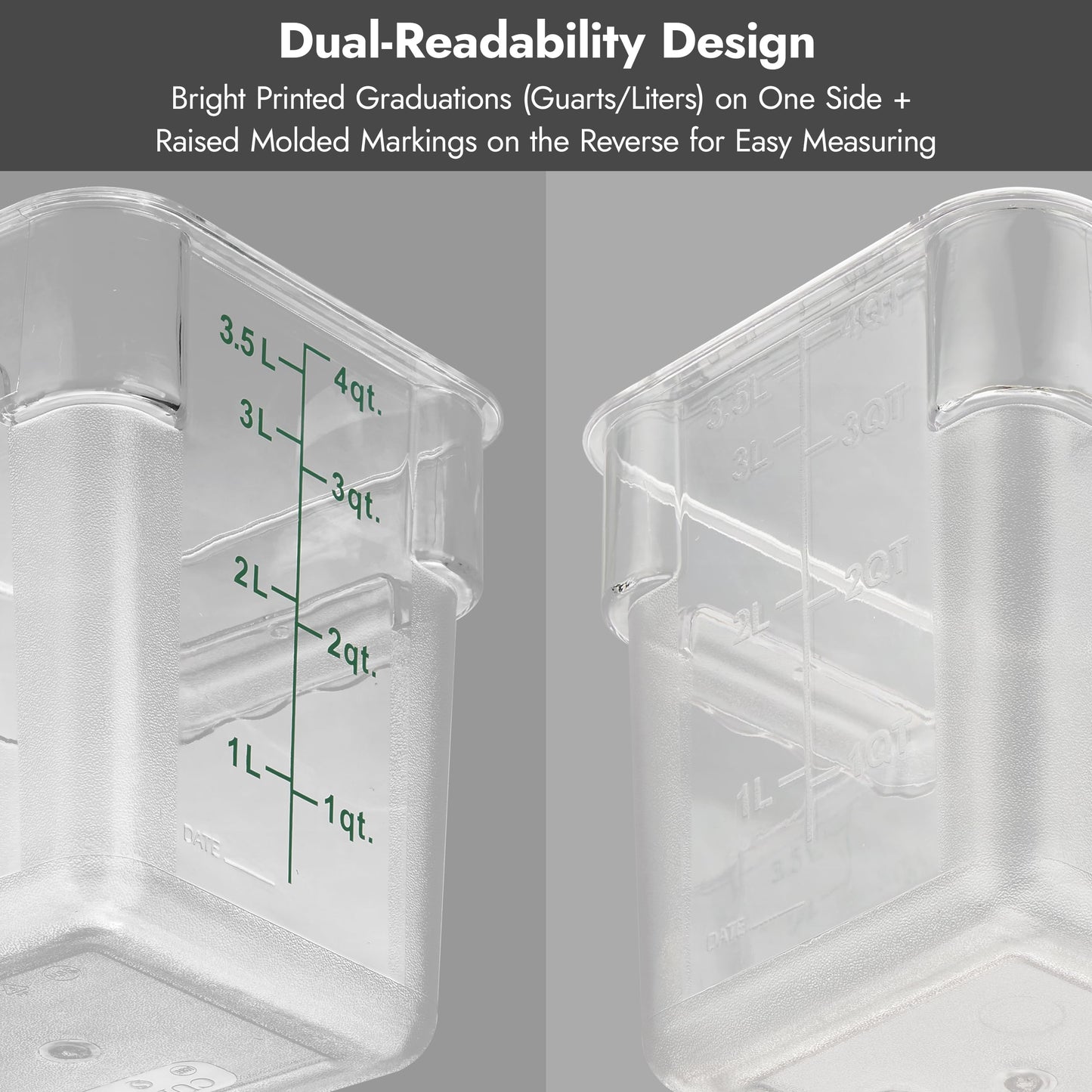 4-Pack Food Storage Containers with Lids