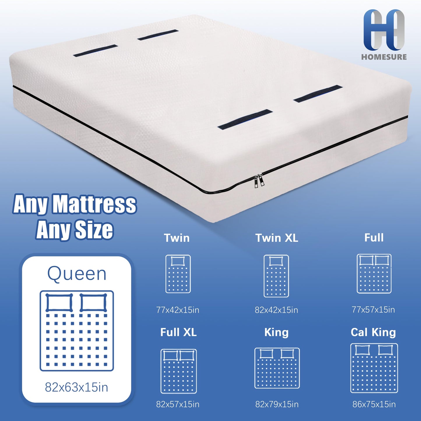 Mattress Cover Storage Bag for Moving and Protection