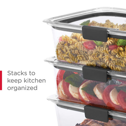 2-Compartment Meal Prep Food Storage Containers 2.85 Cup