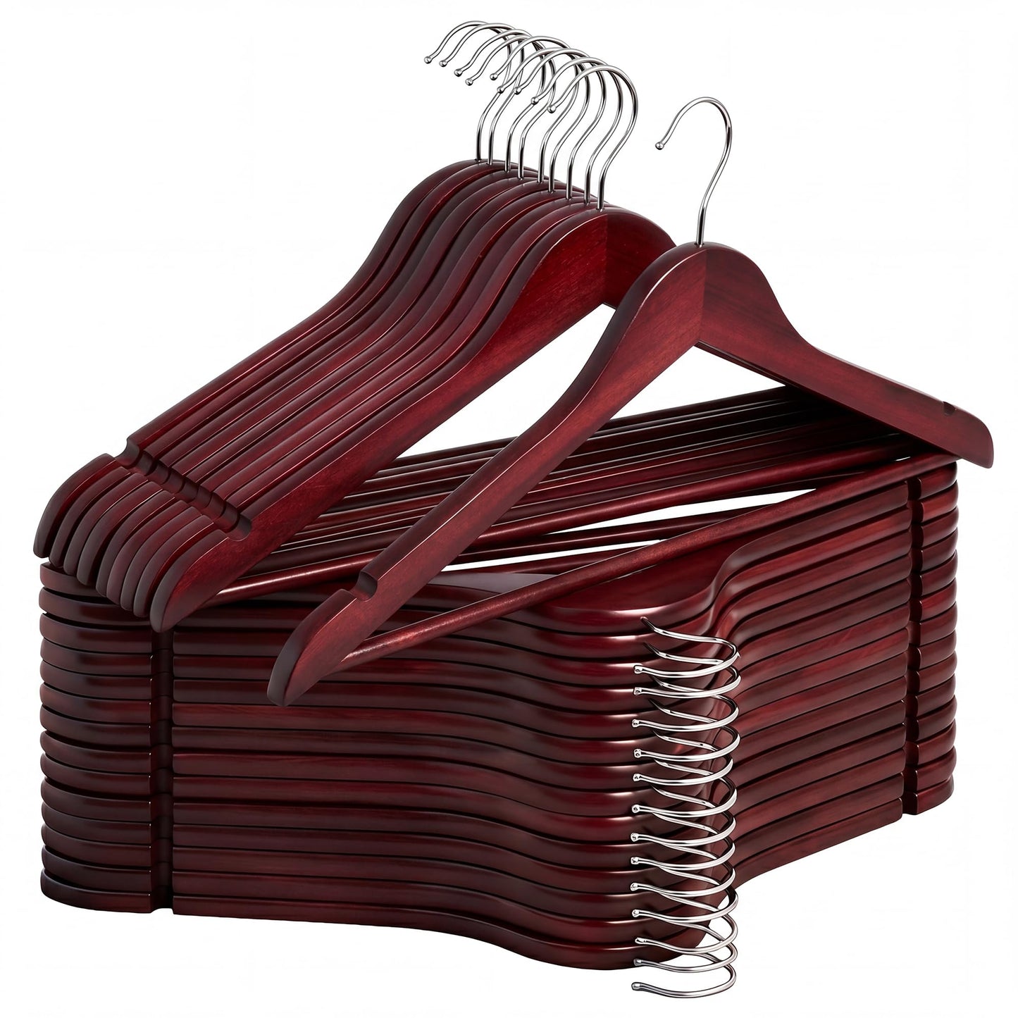 Wooden Coat Clothes Hangers Durable Closet Organizer