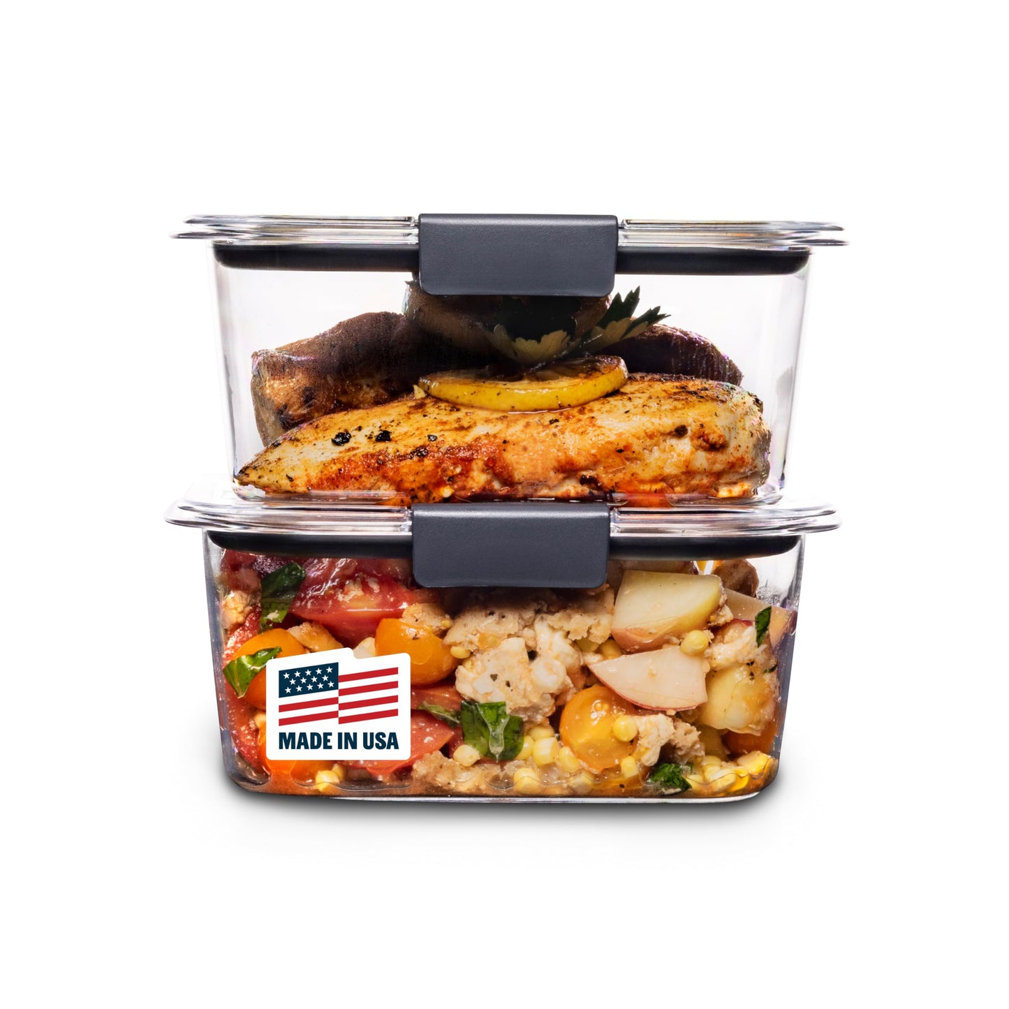 2-Compartment Meal Prep Food Storage Containers 2.85 Cup