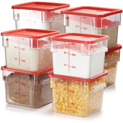 4-Pack Food Storage Containers with Lids