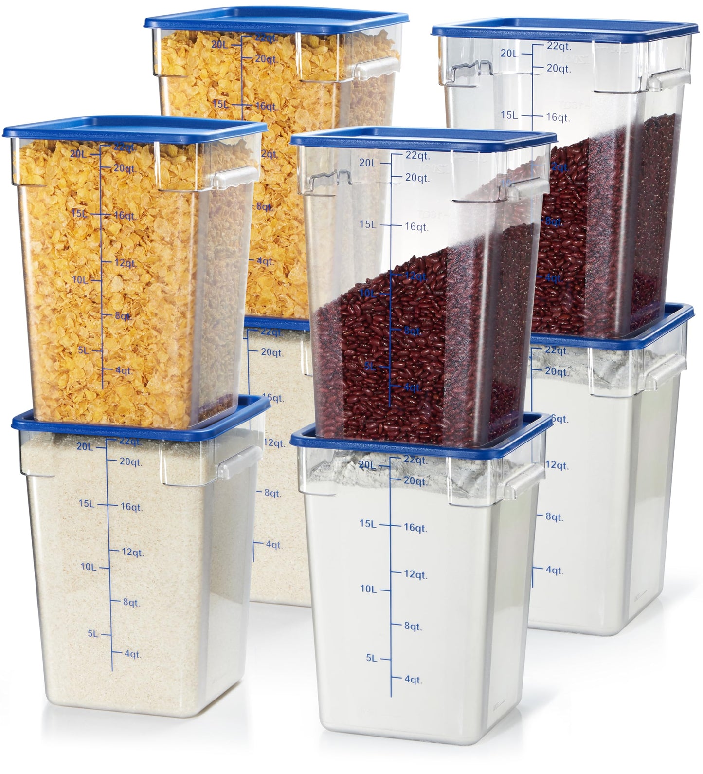 4-Pack Food Storage Containers with Lids