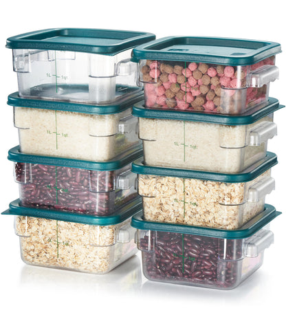 4-Pack Food Storage Containers with Lids