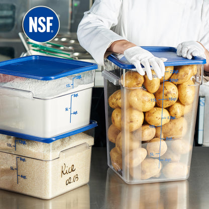 4-Pack Food Storage Containers with Lids