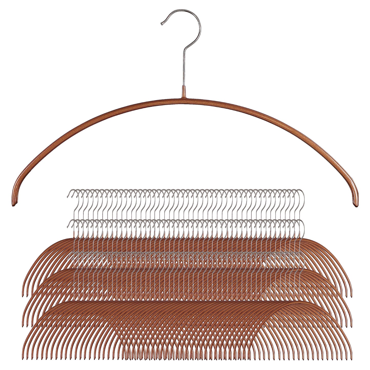 Non-Slip Space Saving Steel Clothes Hangers for Clothes